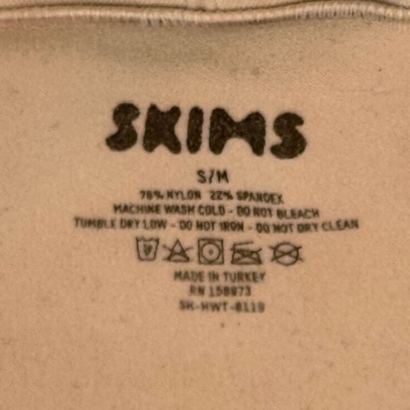 NWOT | SKIMS | High-Waisted Thong Shapewear | Clay | S/M - Picture 4 of 7